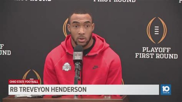 What is Trayvon Henderson 40 time? How many yards did TreVeyon Henderson have?
